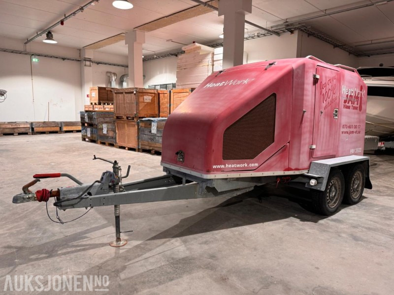 2010 HeatWork HW 3600 Mobilt varmekraftverk med diverse matter og 5 stk CliWi air systems 300 - Anbauteil für Baumaschine: das Bild 1 2010 HeatWork HW 3600 Mobilt varmekraftverk med diverse matter og 5 stk CliWi air systems 300 - Anbauteil für Baumaschine: das Bild 1
