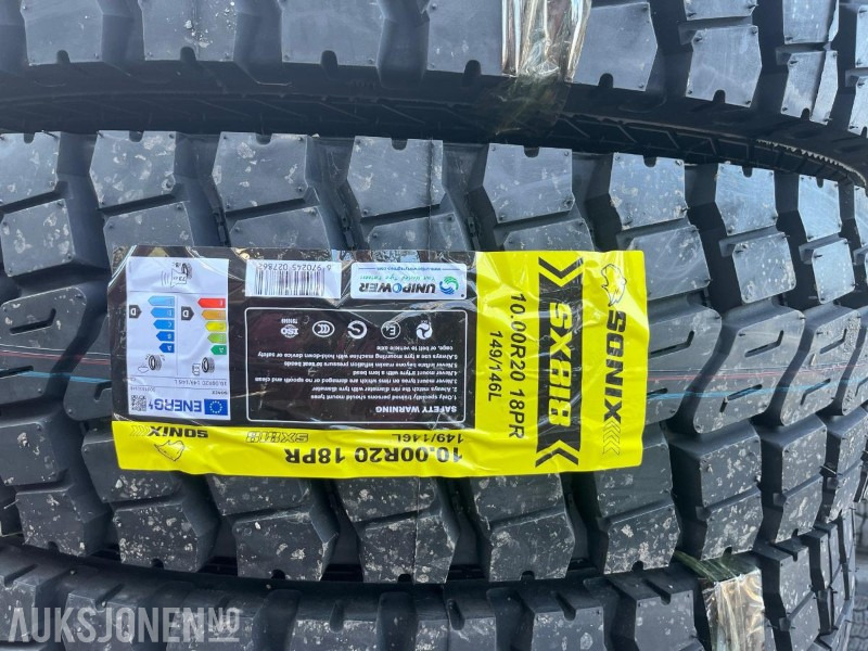 2024 Sonix 10.00R20 dekk til hjulgraver - Anbauteil für Baumaschine: das Bild 1 2024 Sonix 10.00R20 dekk til hjulgraver - Anbauteil für Baumaschine: das Bild 1