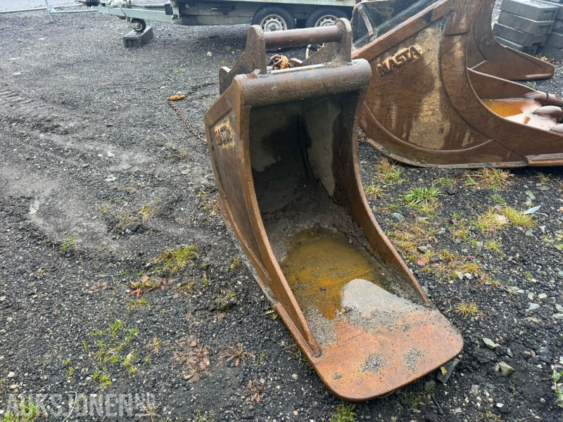 NASTA Graveskuffe – 320 L – 180 kg – S60 feste – Selges som den står - Anbauteil für Baumaschine: das Bild 4 NASTA Graveskuffe – 320 L – 180 kg – S60 feste – Selges som den står - Anbauteil für Baumaschine: das Bild 4