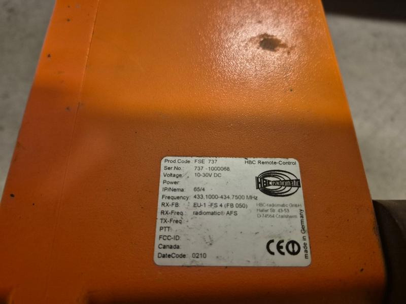 Radiostyring m/Mottaker - Se Bilder For Spesifikasjoner - Anbauteil für Baumaschine: das Bild 3 Radiostyring m/Mottaker - Se Bilder For Spesifikasjoner - Anbauteil für Baumaschine: das Bild 3