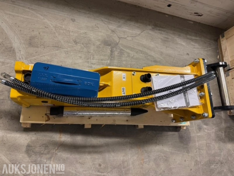 NY HENIMA PIGGHAMMER TIL 6-9 TONNS GRAVEMASKIN S50 M/GARANTI - Hydraulikhammer: das Bild 4 NY HENIMA PIGGHAMMER TIL 6-9 TONNS GRAVEMASKIN S50 M/GARANTI - Hydraulikhammer: das Bild 4