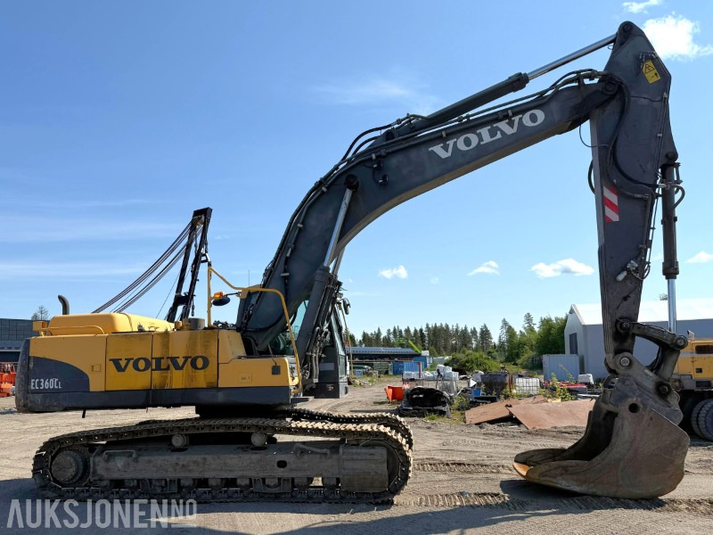 Volvo EC360CL Gravemaskin med Gjerstad graveskuffe, smalskuffe, graveskuff med tenner, Gått lite, opplegg for hammer - Bagger: das Bild 4 Volvo EC360CL Gravemaskin med Gjerstad graveskuffe, smalskuffe, graveskuff med tenner, Gått lite, opplegg for hammer - Bagger: das Bild 4