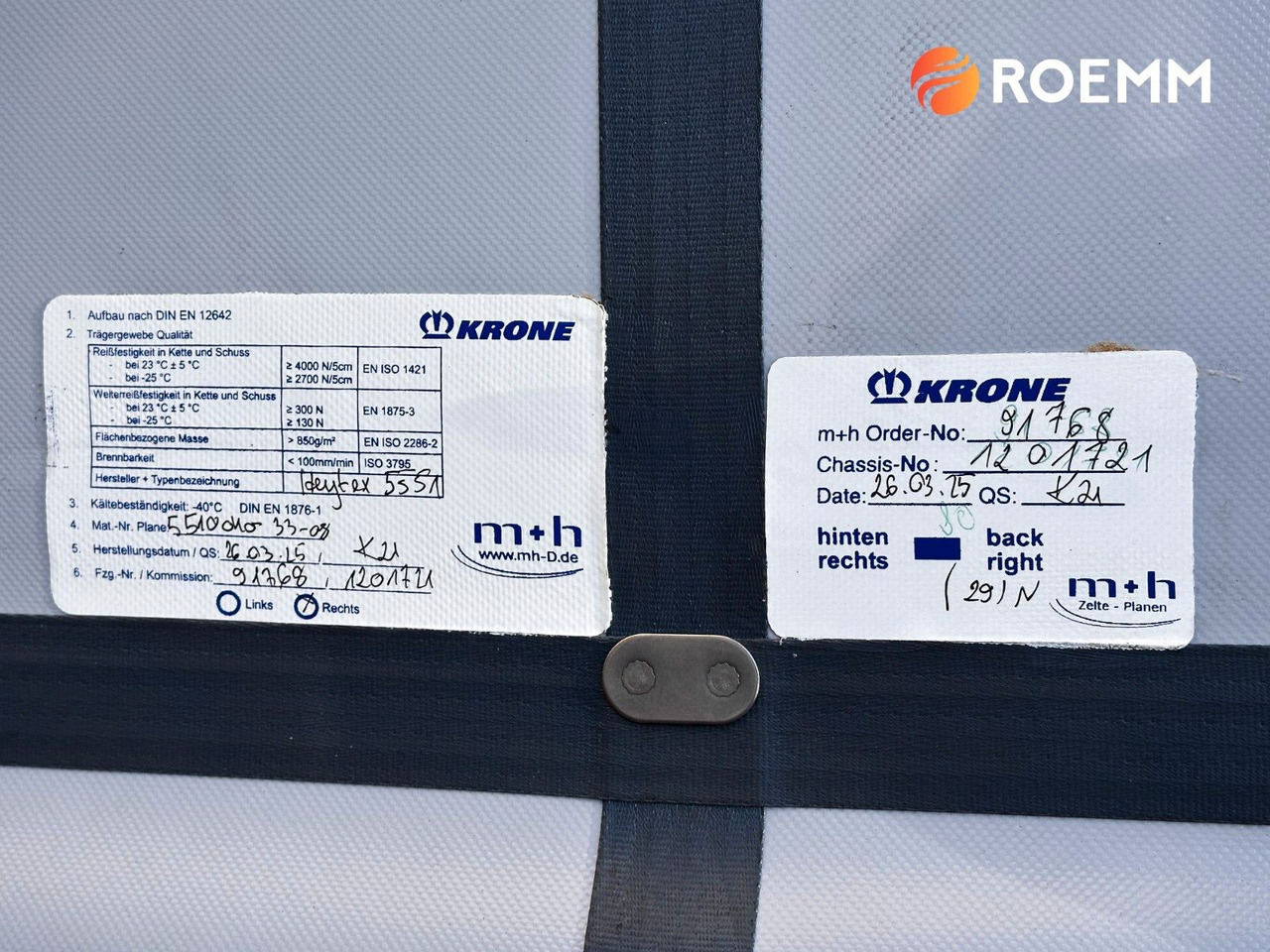 Planenauflieger Krone ProfiLiner*XL*Lift*BPW*ADR*Getränk*Edscha*Pallet: das Bild 22