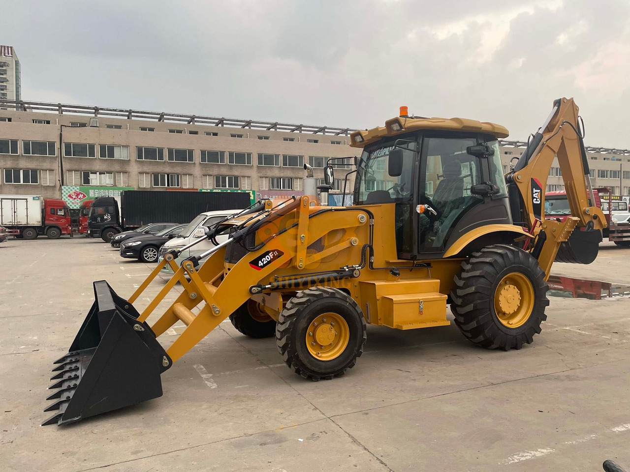CAT Caterpillar 420F 430 416 JCB 3CX JCB4CX Backhoe Loader - Baggerlader: das Bild 2 CAT Caterpillar 420F 430 416 JCB 3CX JCB4CX Backhoe Loader - Baggerlader: das Bild 2