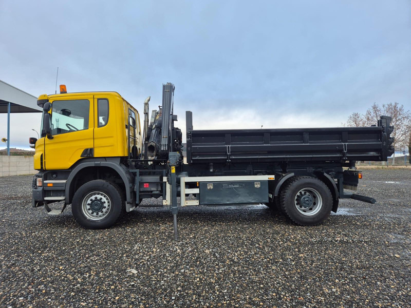 Scania P340 4x4 **2 units low km*, tipper with Fassi - Kipper, Autokran: das Bild 1 Scania P340 4x4 **2 units low km*, tipper with Fassi - Kipper, Autokran: das Bild 1