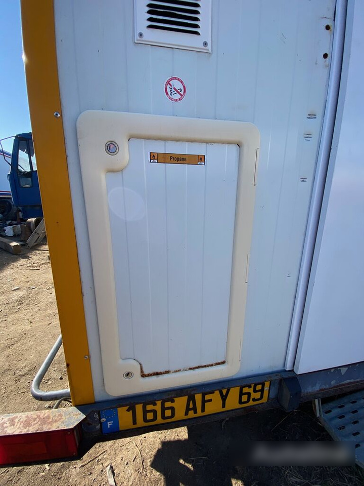 Koffer Anhänger, Wohncontainer Trailor Remorca Auto Santier : Bucatarie + WC + depozit: das Bild 13