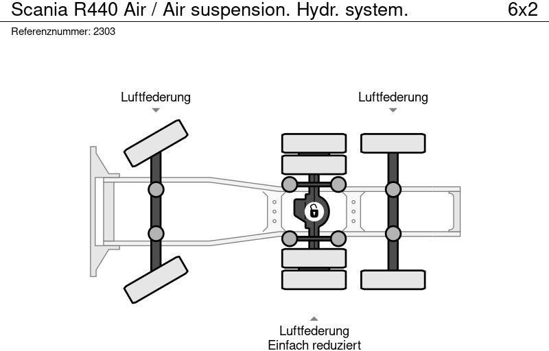Sattelzugmaschine Scania R440 Air / Air suspension. Hydr. system.: das Bild 15 Sattelzugmaschine Scania R440 Air / Air suspension. Hydr. system.: das Bild 15