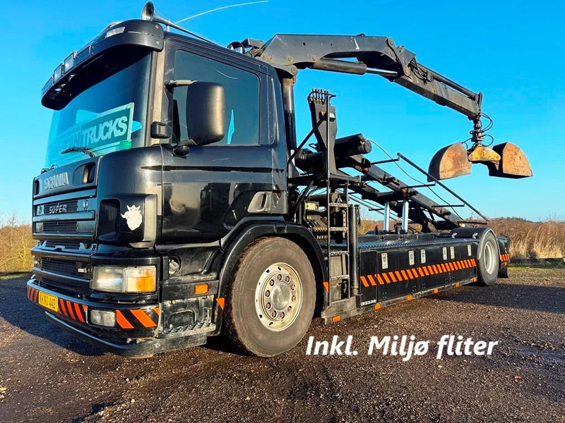Scania P94-260 Palfinger crane PK 15002. rotor and hydr. for grabbe. - Seil Abrollkipper: das Bild 1 Scania P94-260 Palfinger crane PK 15002. rotor and hydr. for grabbe. - Seil Abrollkipper: das Bild 1