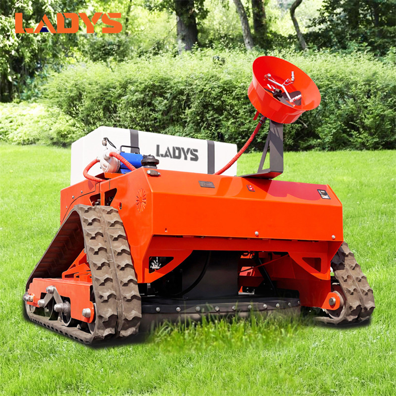 LADYS Electric Lawn Mower Rc Remote Control Robot Gas Gasoline Electric Zero Turn Crawler Lawn Mower For Sale Grass Cutting - Rasenmäher: das Bild 3 LADYS Electric Lawn Mower Rc Remote Control Robot Gas Gasoline Electric Zero Turn Crawler Lawn Mower For Sale Grass Cutting - Rasenmäher: das Bild 3