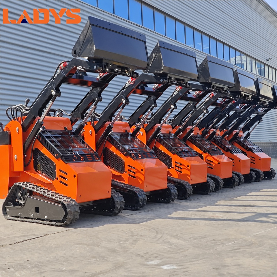 LADYS Free Shipping Mini Skid Steer Loader Compact Track Electric/Diesel Chinese Mini Skid Steer Loader For Sale With Mini Skid Steer Attachments 4 In 1 Bucket - Kompaktlader: das Bild 1 LADYS Free Shipping Mini Skid Steer Loader Compact Track Electric/Diesel Chinese Mini Skid Steer Loader For Sale With Mini Skid Steer Attachments 4 In 1 Bucket - Kompaktlader: das Bild 1