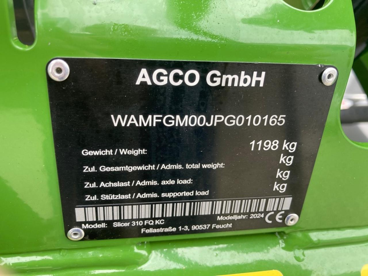 Fendt SLICER 310F - Mähwerk: das Bild 5 Fendt SLICER 310F - Mähwerk: das Bild 5