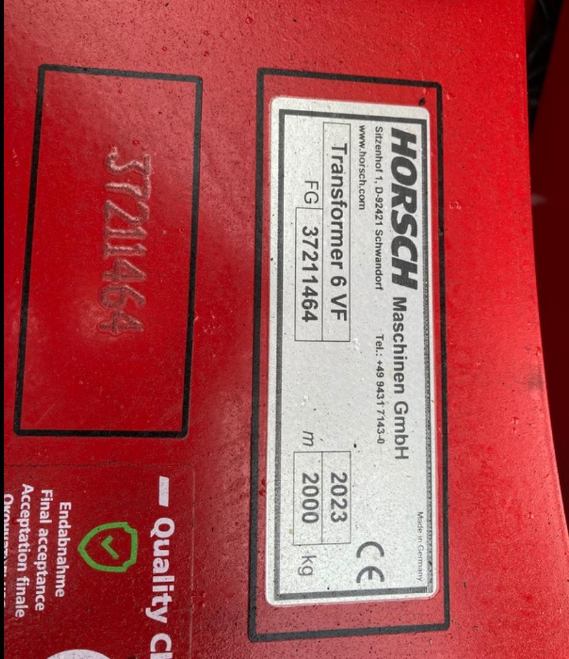 HORSCH TRANSFORMER 6 VF - Technik für Bodenbearbeitung: das Bild 5 HORSCH TRANSFORMER 6 VF - Technik für Bodenbearbeitung: das Bild 5