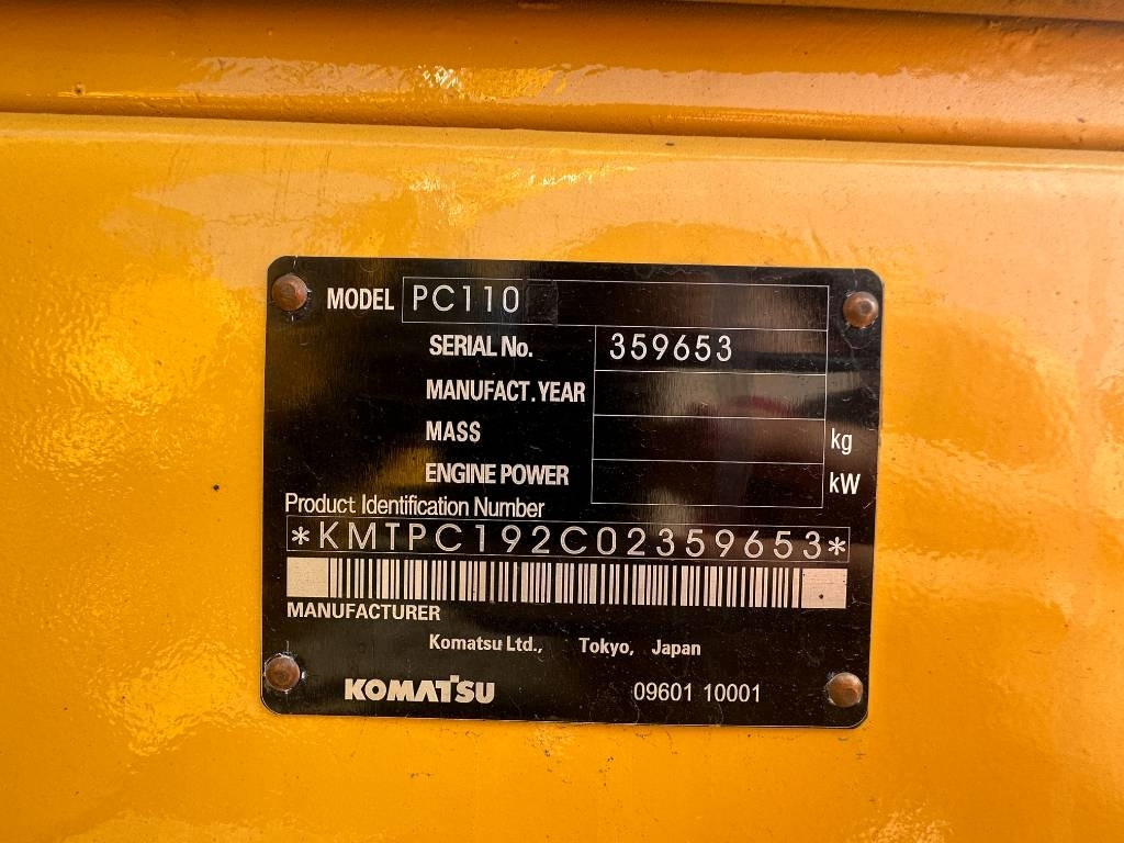 Komatsu PC 110 - Kettenbagger: das Bild 3 Komatsu PC 110 - Kettenbagger: das Bild 3
