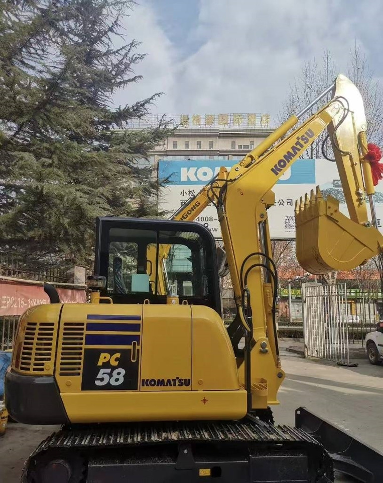 Komatsu PC 58 - Minibagger: das Bild 1 Komatsu PC 58 - Minibagger: das Bild 1