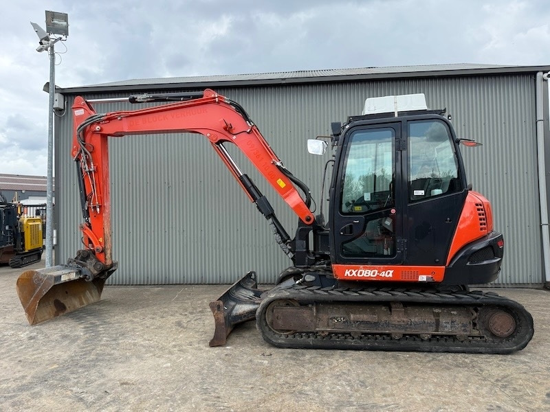 Kubota KX 080-4 - Minibagger: das Bild 1 Kubota KX 080-4 - Minibagger: das Bild 1
