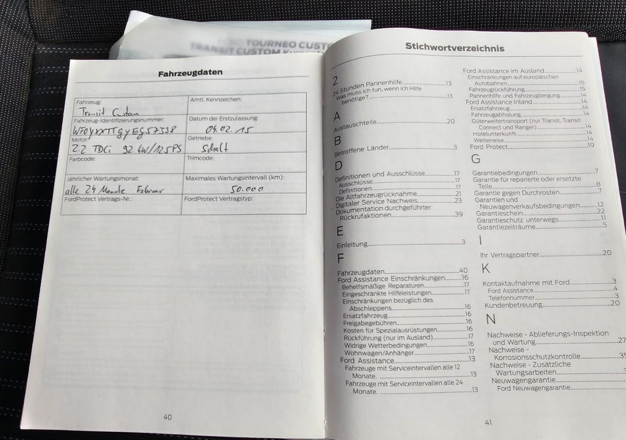 Kastenwagen Ford Transit Transit Custom Ford Transit Custom 2.2-125KM Klima 2015: das Bild 13 Kastenwagen Ford Transit Transit Custom Ford Transit Custom 2.2-125KM Klima 2015: das Bild 13