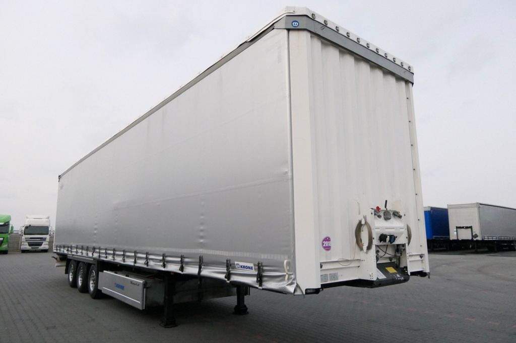 Planenauflieger Krone CURTAINSIDER/MEGA/PALLET BOX/LIFTED ROOF & AXLE/: das Bild 8