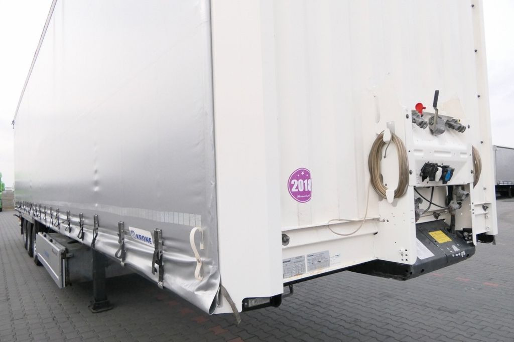 Planenauflieger Krone CURTAINSIDER/MEGA/PALLET BOX/LIFTED ROOF & AXLE/: das Bild 20
