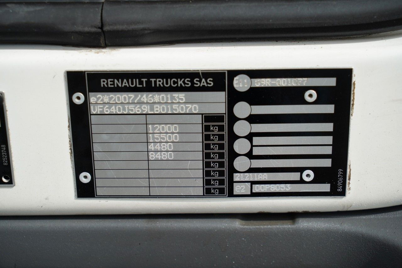 Koffer LKW Renault D 210 / 4x2 / KONTENER / 7,5M / WINDA DHOLLANDIA: das Bild 18