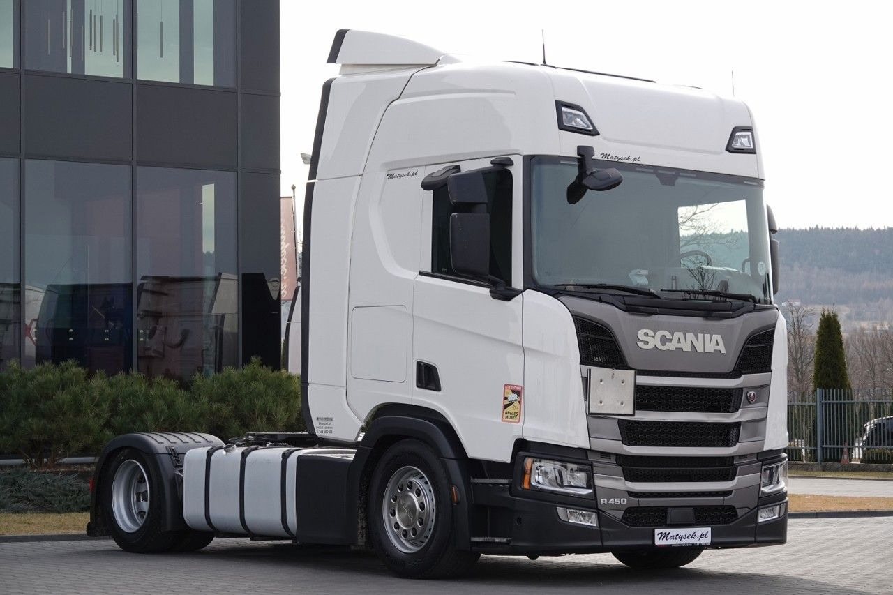 Scania R 450 / RETARDER / MEGA / LOWDECK / 2021 ROK / P - Sattelzugmaschine: das Bild 1 Scania R 450 / RETARDER / MEGA / LOWDECK / 2021 ROK / P - Sattelzugmaschine: das Bild 1