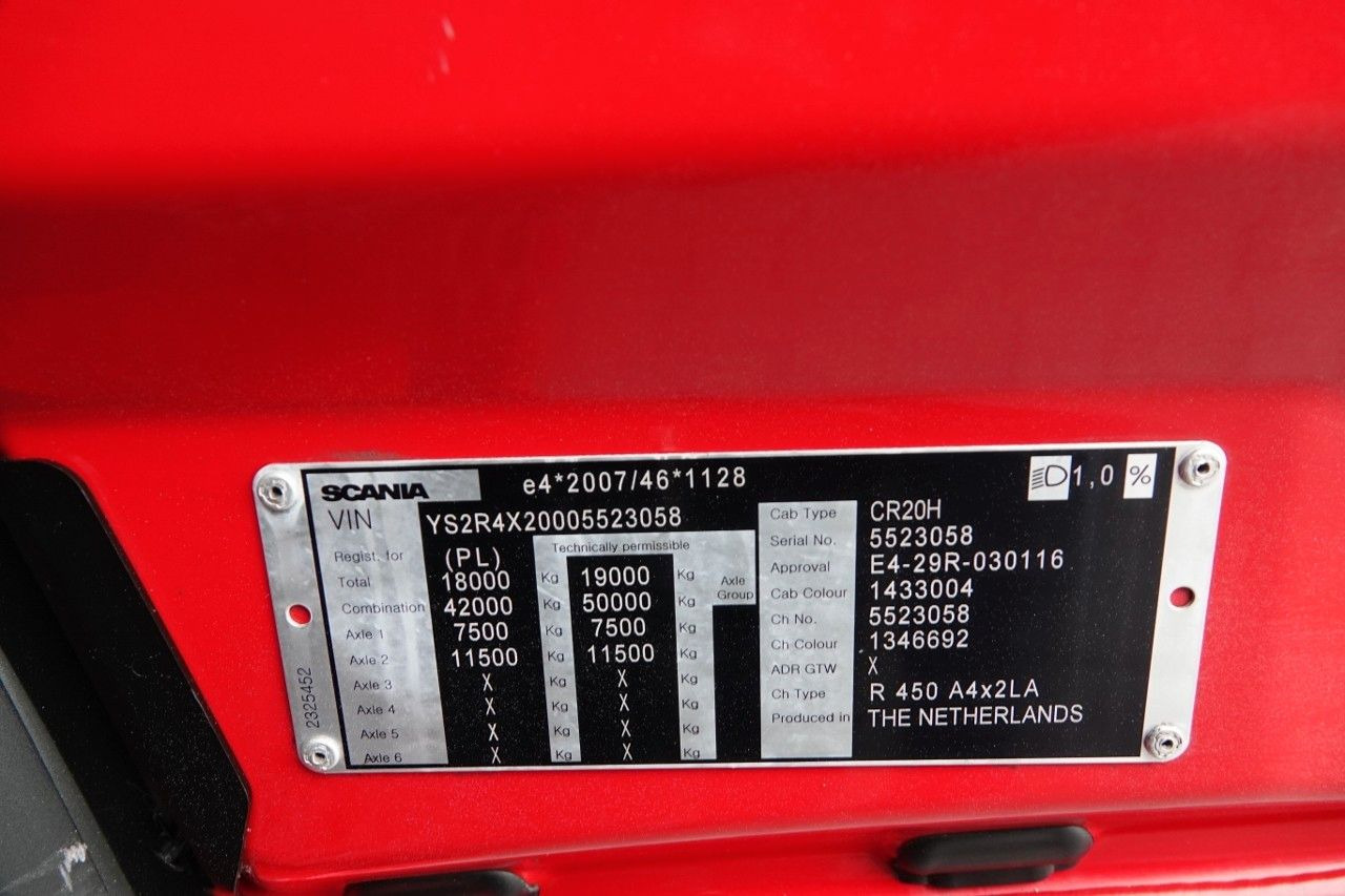 Sattelzugmaschine Scania R 450 / RETARDER /  PO KONTRAKCIE SERWISOWYM: das Bild 18