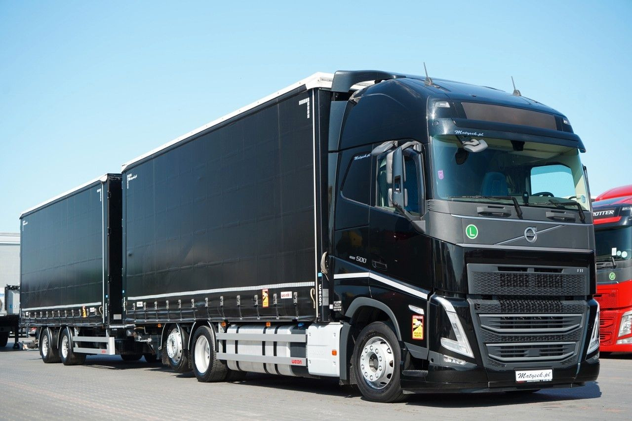 Volvo FH 500 / I-SAVE / XL / ZESTAW TANDEM PRZEJAZDOWY - Plane LKW: das Bild 1 Volvo FH 500 / I-SAVE / XL / ZESTAW TANDEM PRZEJAZDOWY - Plane LKW: das Bild 1