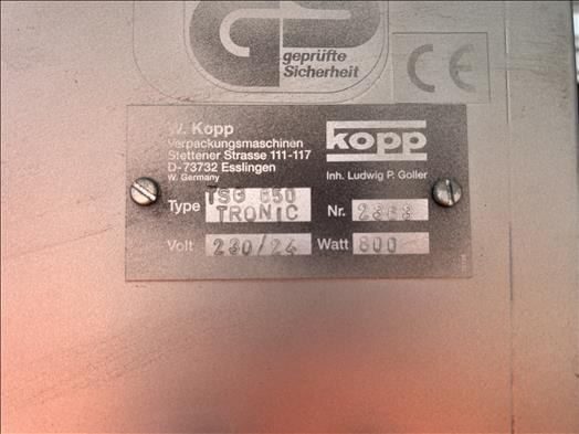 Kopp TSG650 Bag sealer - Verpackungsmaschine: das Bild 5 Kopp TSG650 Bag sealer - Verpackungsmaschine: das Bild 5