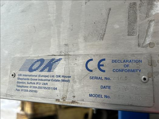 Verpackungsmaschine OK International SS2 Band sealer: das Bild 8