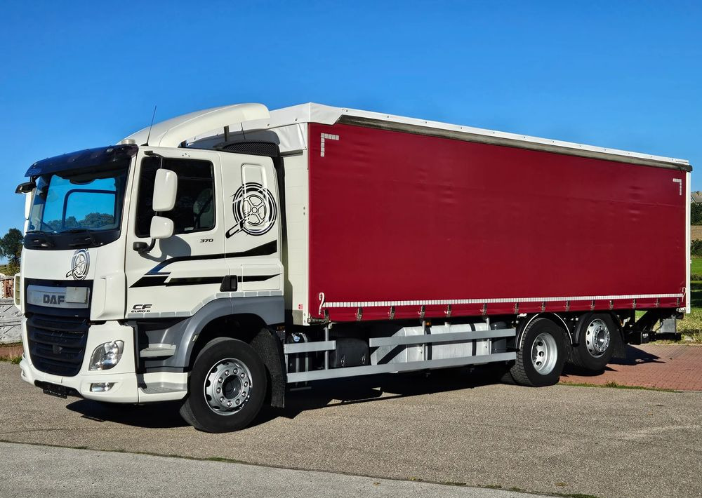 DAF CF370/410/BURTO-FIRANKA/RETARDER/WINDA/OŚ SKRĘTNA-PODNOSZONA/E6/SPROWADZONY/20PALET/BURTO-FIRANKA - Plane LKW: das Bild 1 DAF CF370/410/BURTO-FIRANKA/RETARDER/WINDA/OŚ SKRĘTNA-PODNOSZONA/E6/SPROWADZONY/20PALET/BURTO-FIRANKA - Plane LKW: das Bild 1