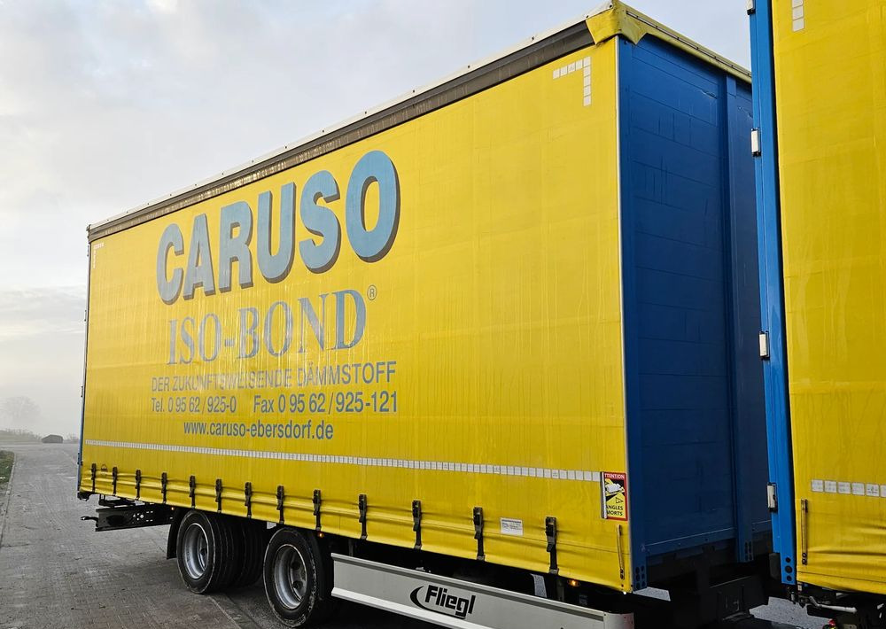 Fliegl PRZYCZEPA CIĘŻAROWA / 60m3 / 2 SZT IDENTYCZNE / NOWE PLANDEKI W CENIE / 3M WYSOKA / TANDEM / 2 OSIE / 19 PALET / DOLNY SPRZĘG / 18 TON DMC / 13 TON ŁADOWNOŚĆ - Planenanhänger: das Bild 2 Fliegl PRZYCZEPA CIĘŻAROWA / 60m3 / 2 SZT IDENTYCZNE / NOWE PLANDEKI W CENIE / 3M WYSOKA / TANDEM / 2 OSIE / 19 PALET / DOLNY SPRZĘG / 18 TON DMC / 13 TON ŁADOWNOŚĆ - Planenanhänger: das Bild 2