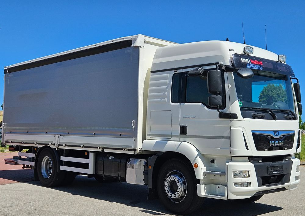 MAN TGM 15.290/E6/FIRANKA/BURTO-FIRANKA/SZKOŁA JAZDY/MAŁY ROZSTAW OSI/16PALET/WINDA/NISKI PRZEBIEG/2019/SERWISOWANY/JAK NOWY - Plane LKW: das Bild 2 MAN TGM 15.290/E6/FIRANKA/BURTO-FIRANKA/SZKOŁA JAZDY/MAŁY ROZSTAW OSI/16PALET/WINDA/NISKI PRZEBIEG/2019/SERWISOWANY/JAK NOWY - Plane LKW: das Bild 2