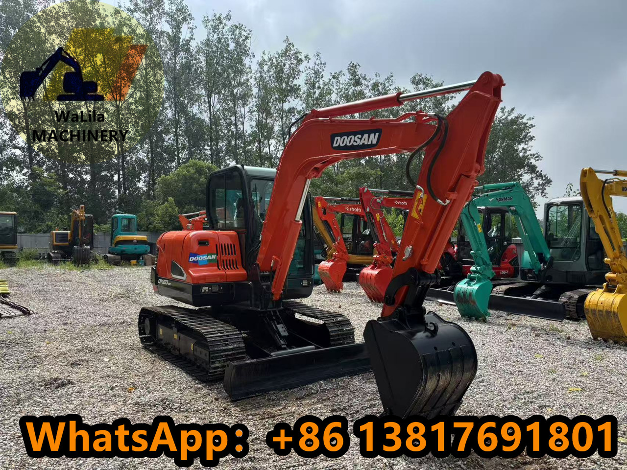 DOOSAN DX60-9 - Minibagger: das Bild 2 DOOSAN DX60-9 - Minibagger: das Bild 2