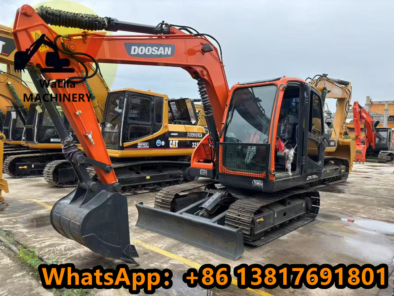 DOOSAN DX75-9 - Minibagger: das Bild 1 DOOSAN DX75-9 - Minibagger: das Bild 1