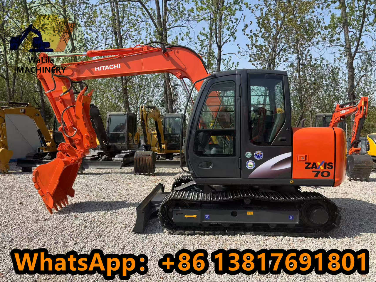 HITACHI Zx70 - Minibagger: das Bild 1 HITACHI Zx70 - Minibagger: das Bild 1