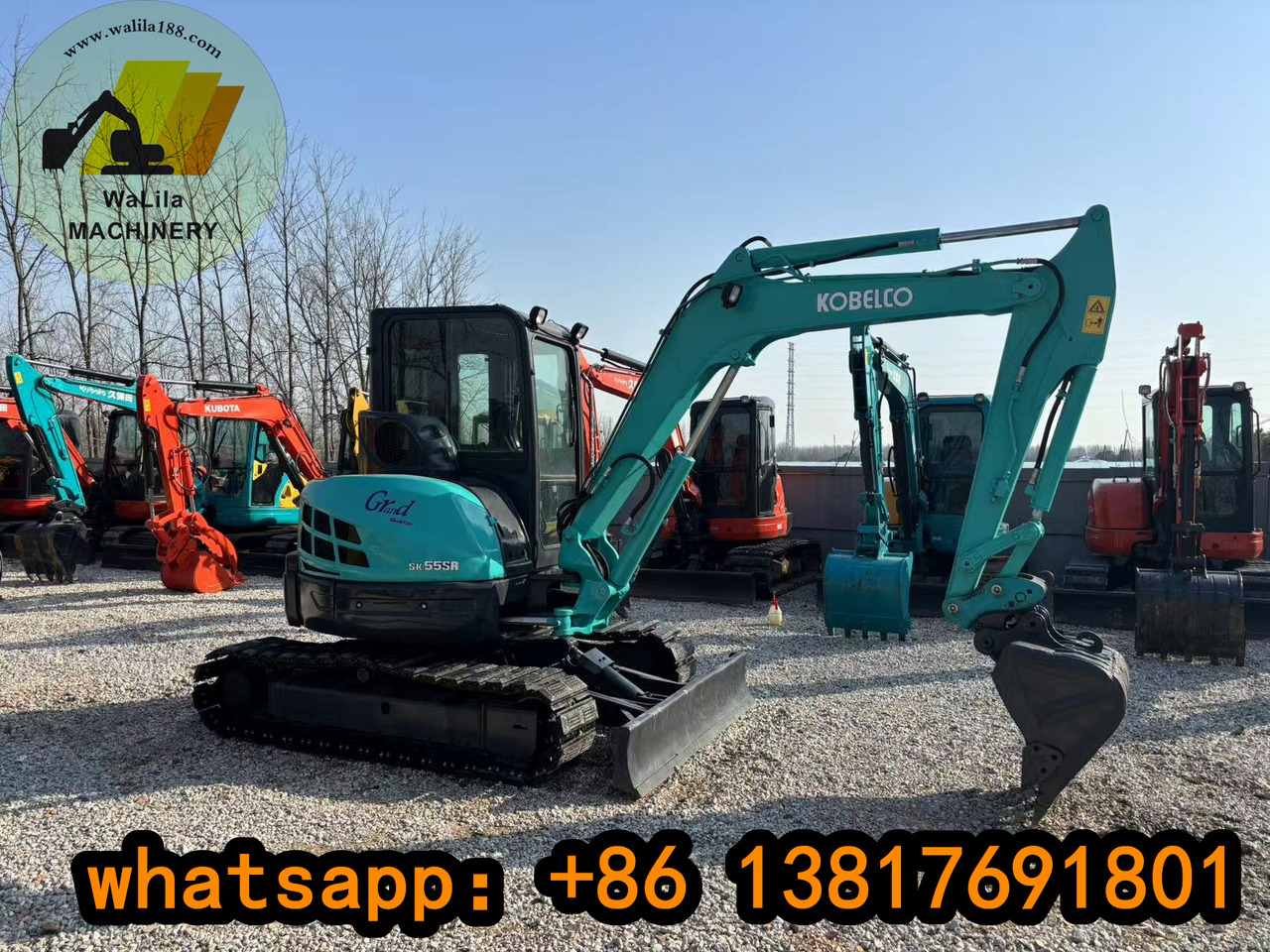 KOBELCO sk55 - Minibagger: das Bild 2 KOBELCO sk55 - Minibagger: das Bild 2