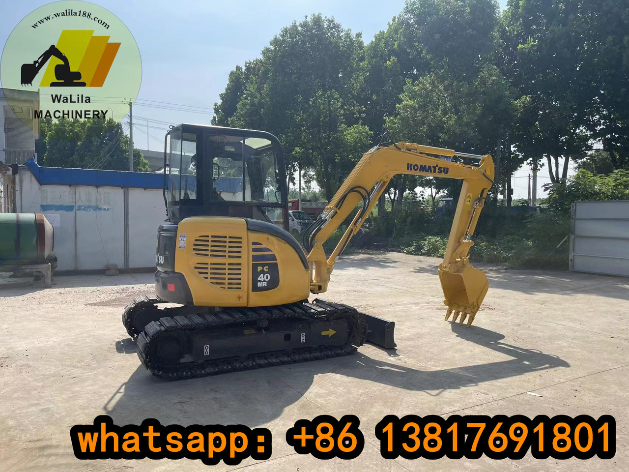 KOMATSU PC 40 MR-3 - Minibagger: das Bild 5 KOMATSU PC 40 MR-3 - Minibagger: das Bild 5