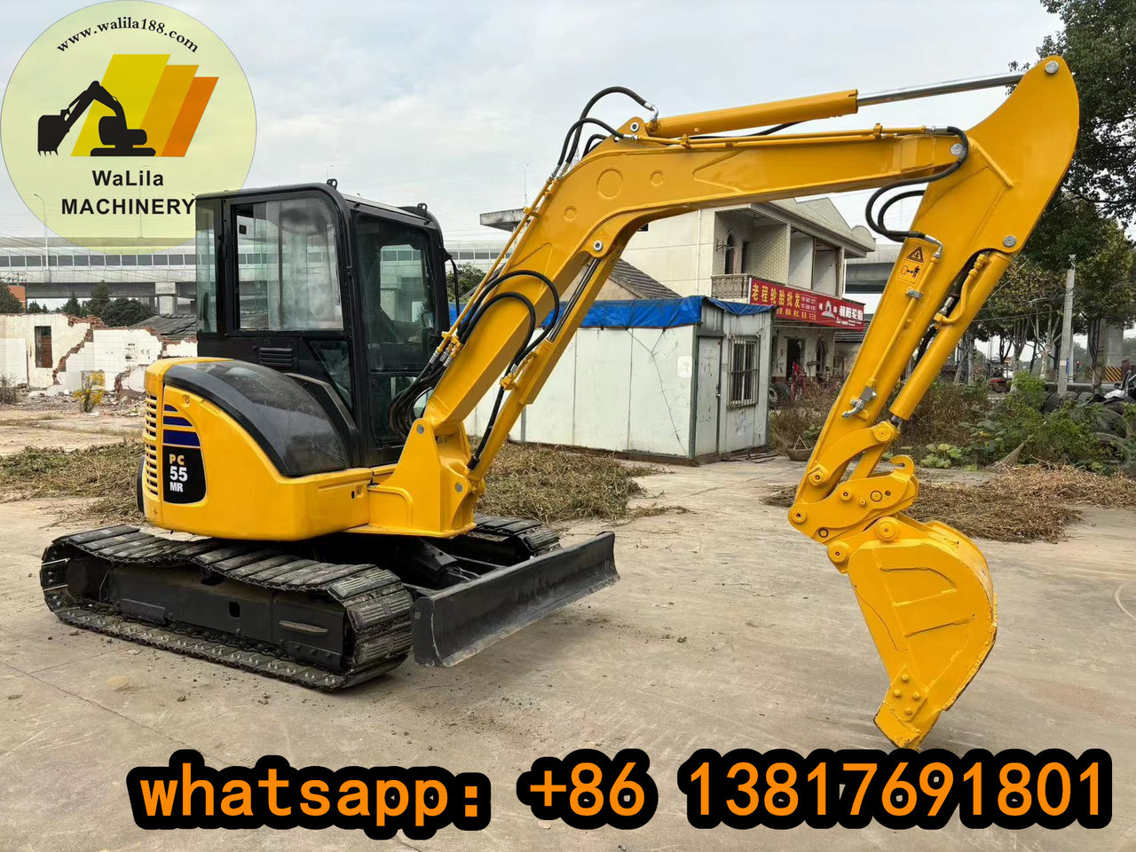KOMATSU PC 55 MR-3 - Minibagger: das Bild 1 KOMATSU PC 55 MR-3 - Minibagger: das Bild 1