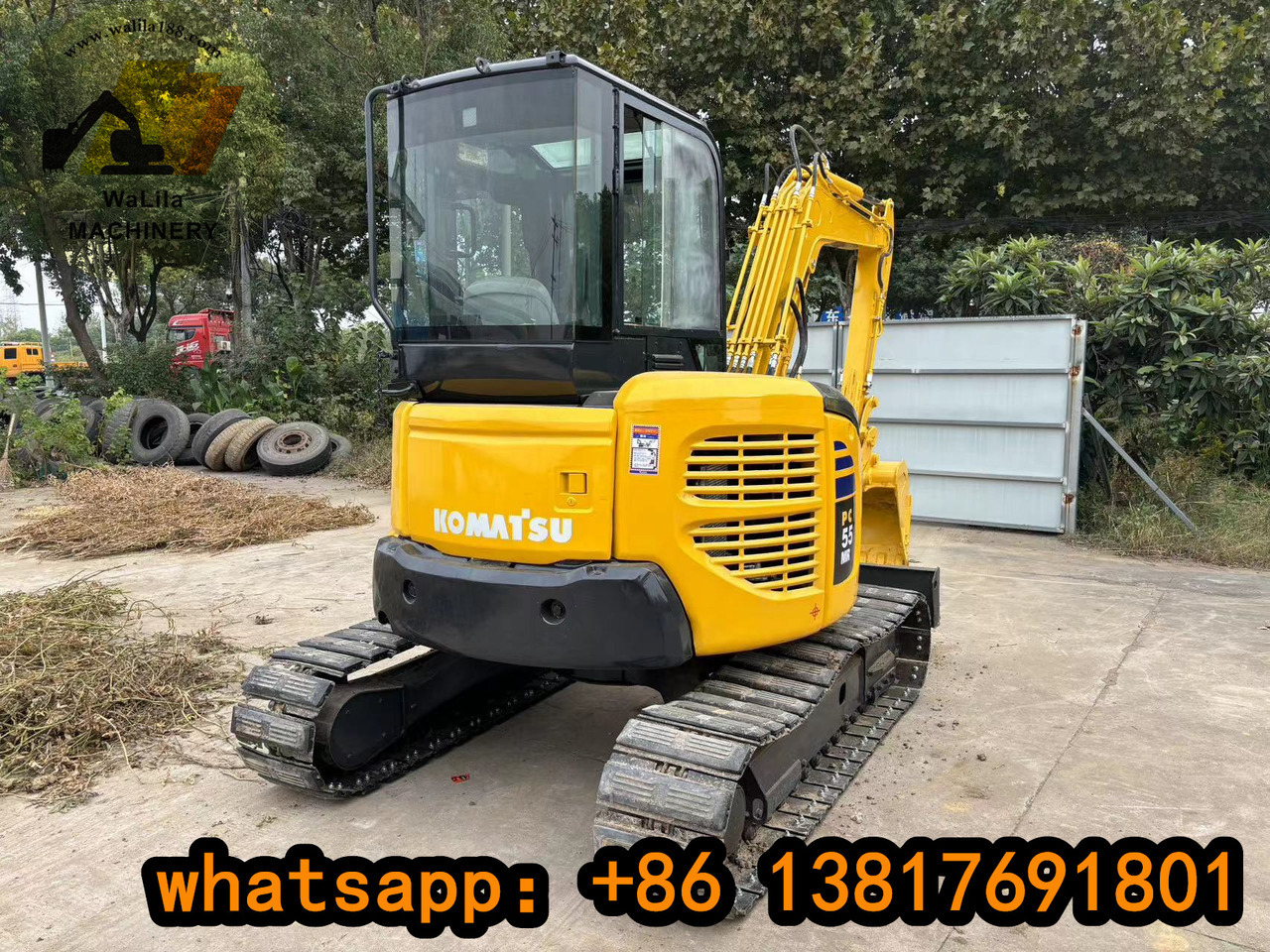 KOMATSU PC 55 MR-3 - Minibagger: das Bild 2 KOMATSU PC 55 MR-3 - Minibagger: das Bild 2