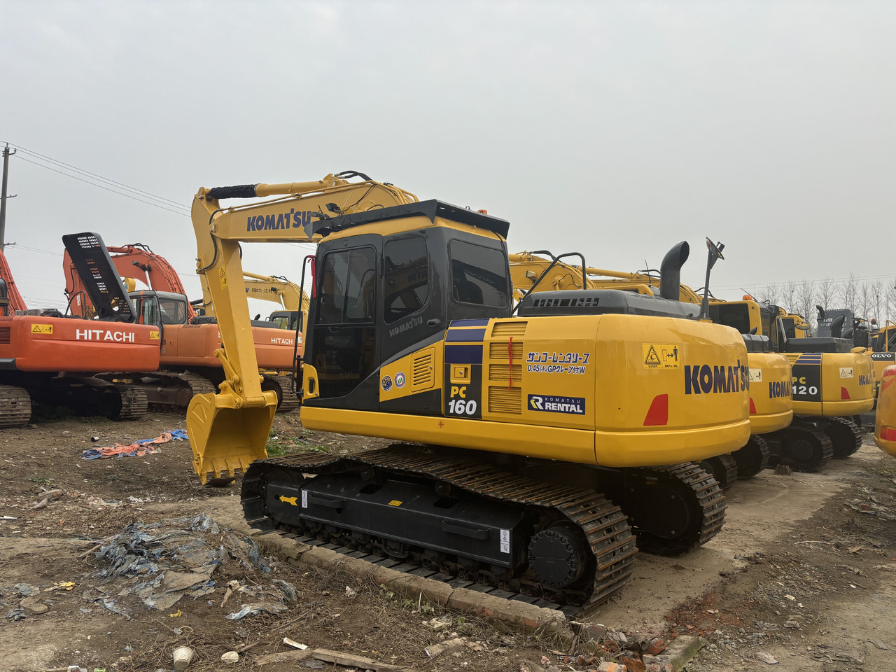 KOMATSU PC160 - Kettenbagger: das Bild 1 KOMATSU PC160 - Kettenbagger: das Bild 1