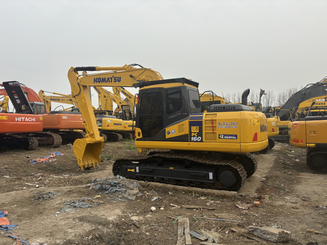 KOMATSU PC160 - Kettenbagger: das Bild 2 KOMATSU PC160 - Kettenbagger: das Bild 2