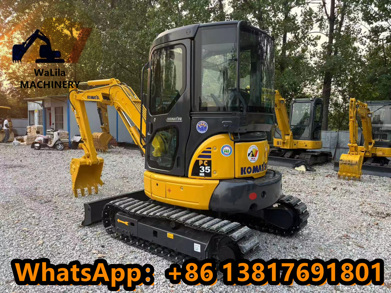 KOMATSU PC35 - Minibagger: das Bild 3 KOMATSU PC35 - Minibagger: das Bild 3