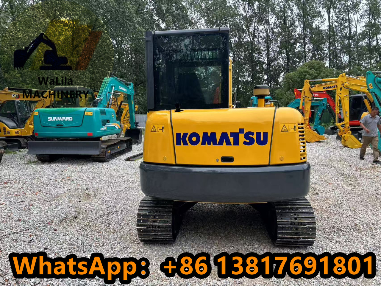 KOMATSU PC56-7 - Minibagger: das Bild 5 KOMATSU PC56-7 - Minibagger: das Bild 5