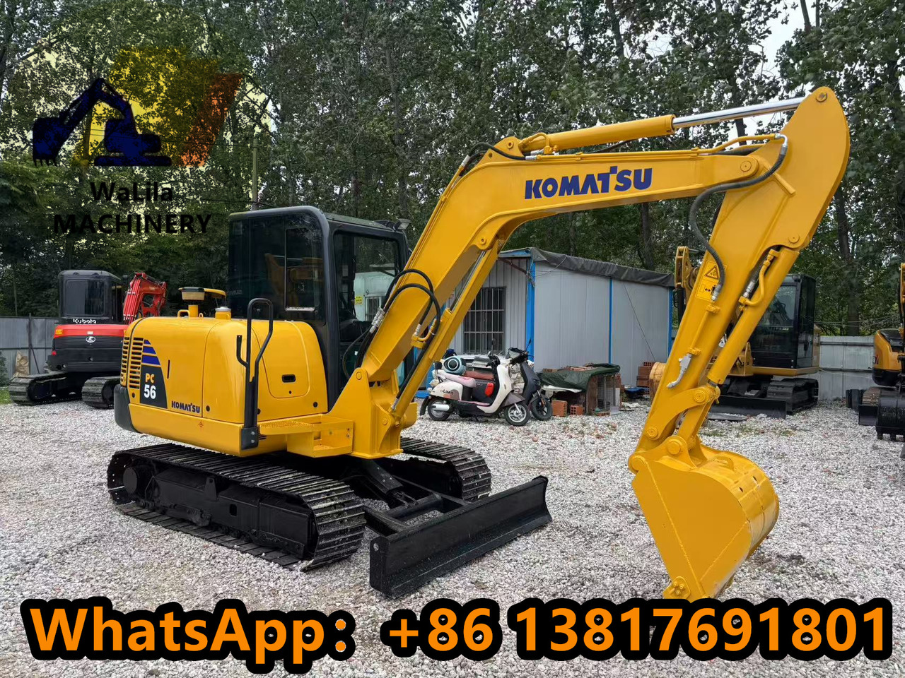 KOMATSU PC56 - Minibagger: das Bild 2 KOMATSU PC56 - Minibagger: das Bild 2