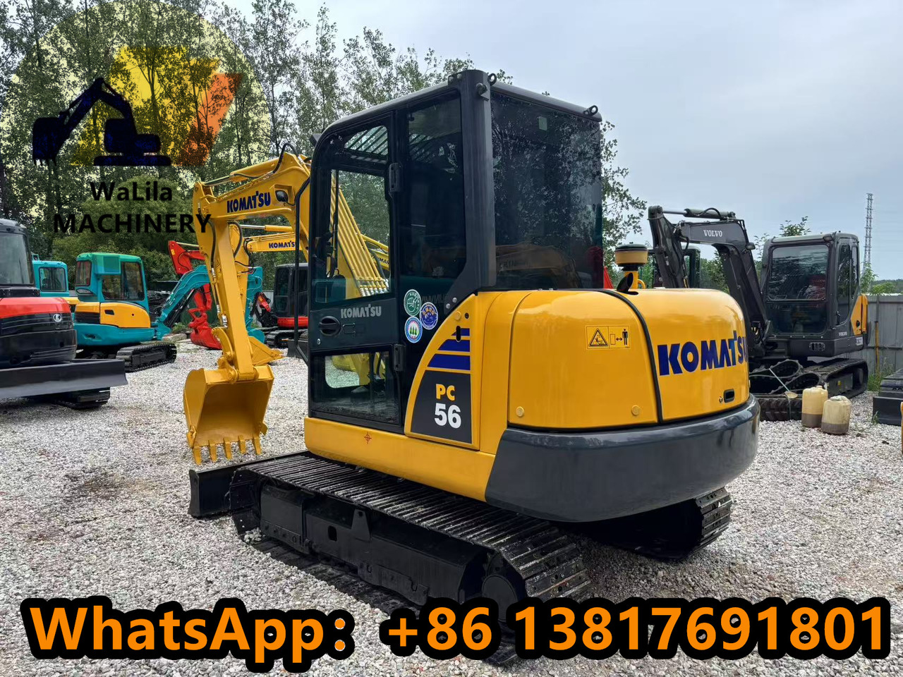 KOMATSU PC56 - Minibagger: das Bild 3 KOMATSU PC56 - Minibagger: das Bild 3