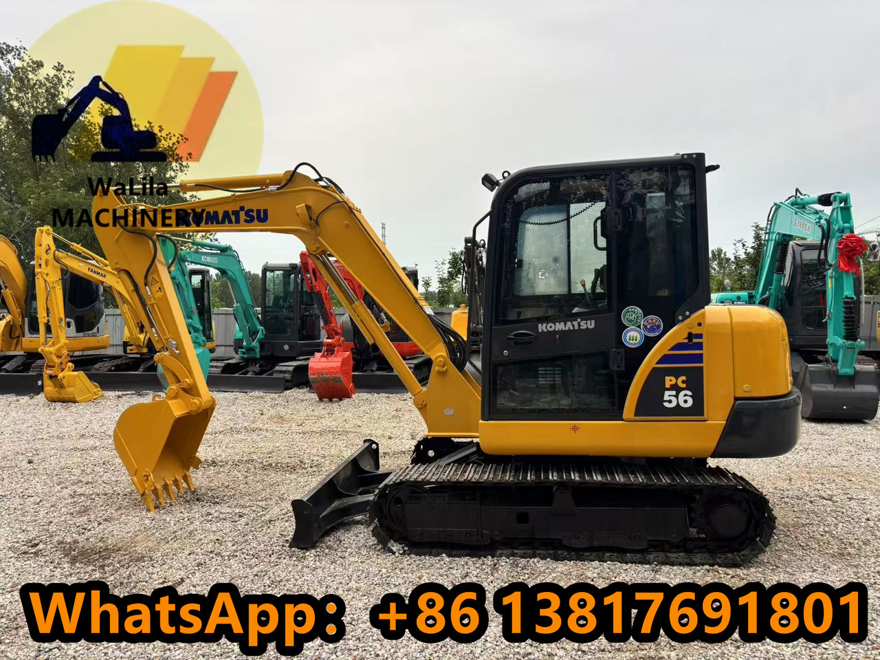 KOMATSU PC56 - Minibagger: das Bild 5 KOMATSU PC56 - Minibagger: das Bild 5
