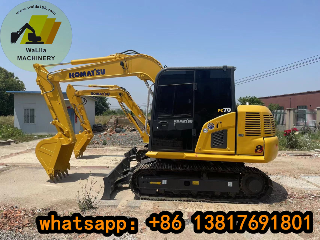 KOMATSU PC70-8 - Minibagger: das Bild 1 KOMATSU PC70-8 - Minibagger: das Bild 1