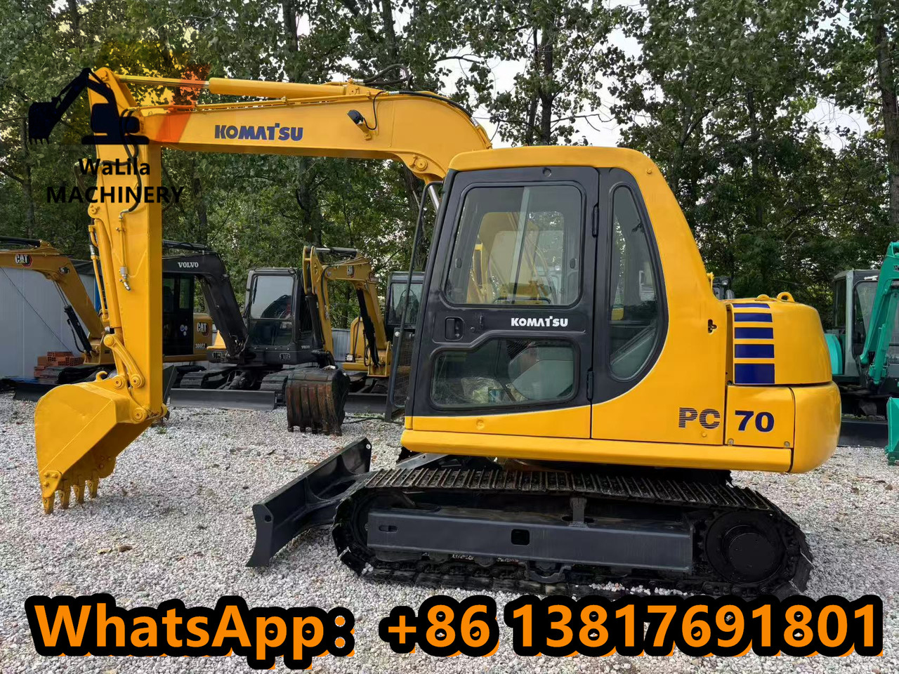 KOMATSU PC70 - Minibagger: das Bild 1 KOMATSU PC70 - Minibagger: das Bild 1