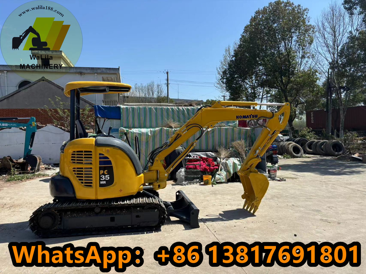 KOMATSU Pc35 - Minibagger: das Bild 5 KOMATSU Pc35 - Minibagger: das Bild 5