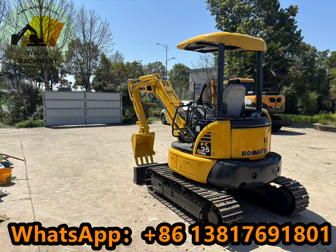 KOMATSU Pc35 - Minibagger: das Bild 4 KOMATSU Pc35 - Minibagger: das Bild 4