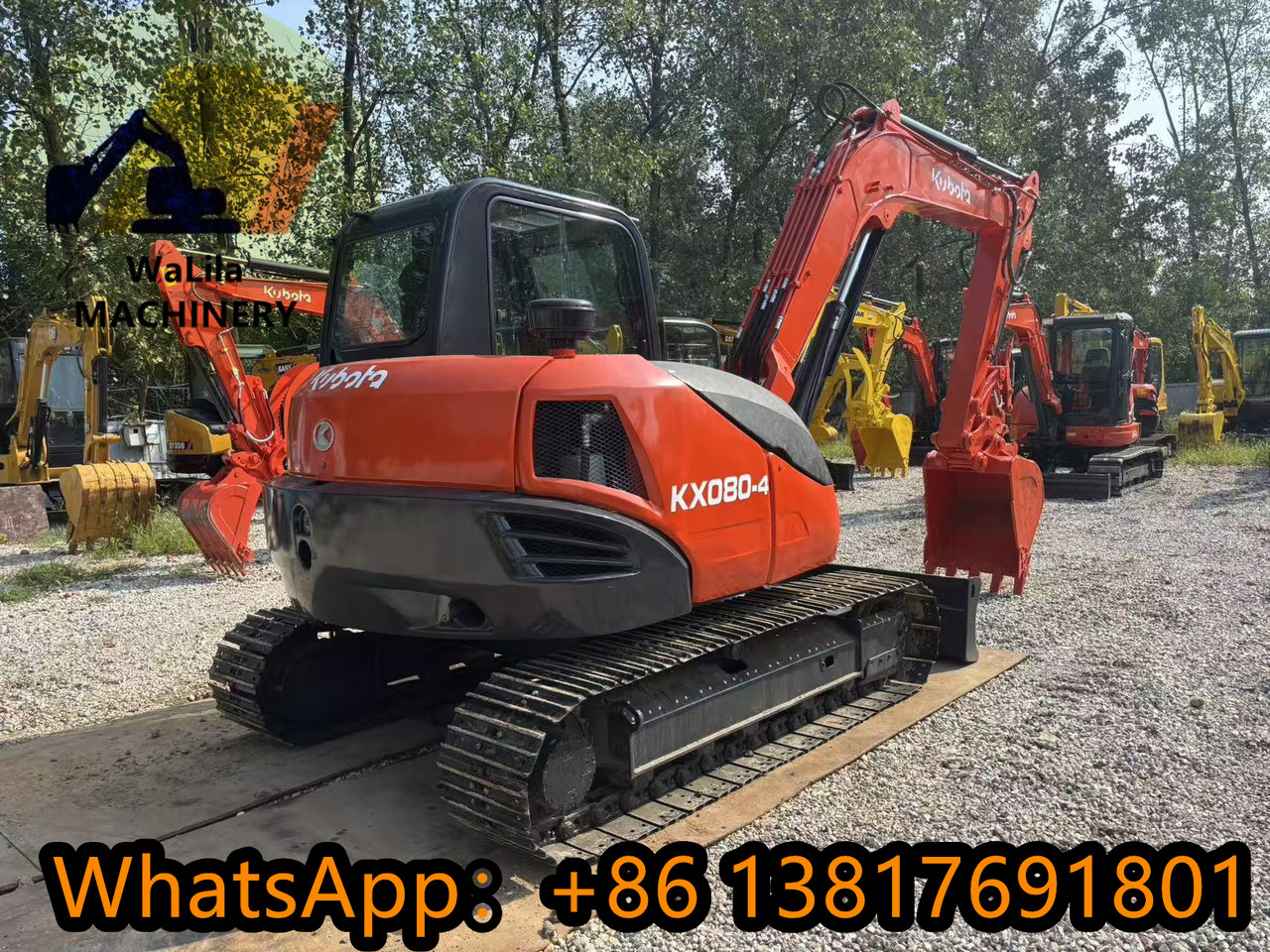KUBOTA KX080-4 - Minibagger: das Bild 5 KUBOTA KX080-4 - Minibagger: das Bild 5